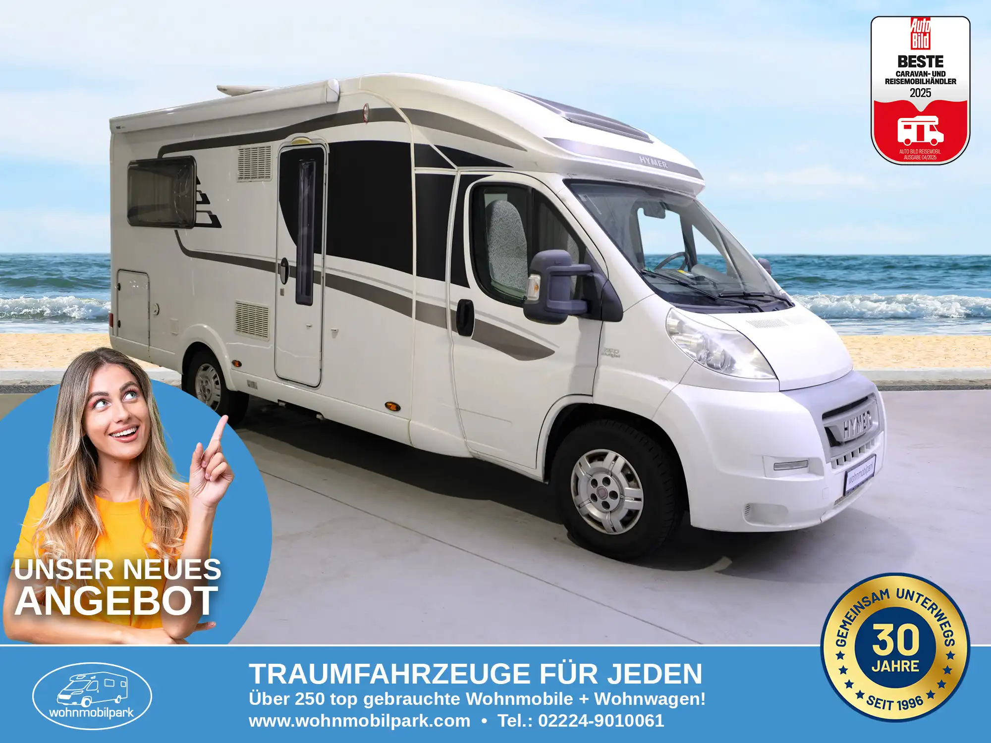 HYMER-ERIBA T 598 CL Teilintegrierter gebraucht kaufen in Bad Honnef